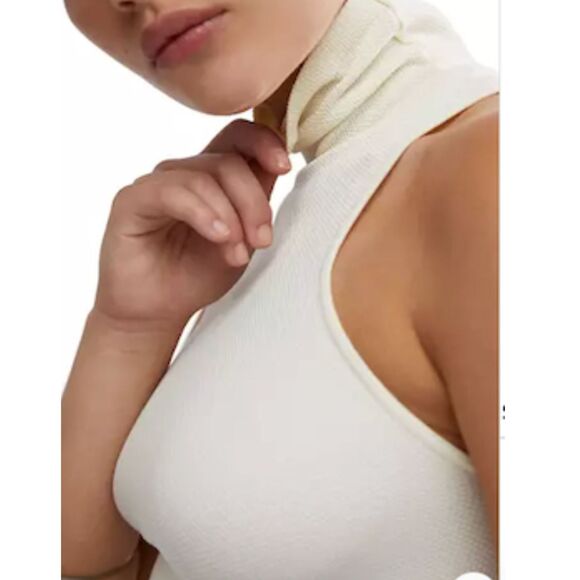 Free People Intimately IRREG Always Ready Seamless Turtleneck Tank sz. XS/S D97 - Picture 4 of 10